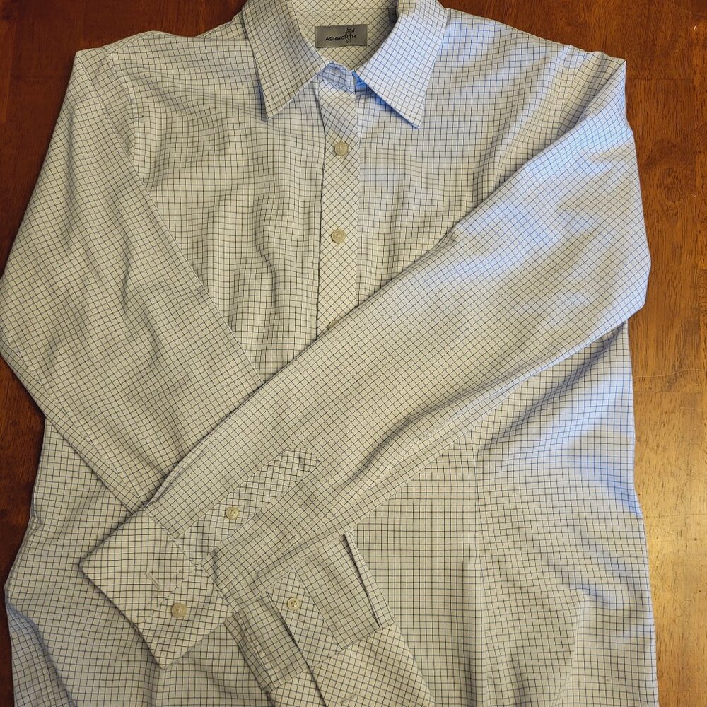 Ashworth ~ Sz L ~ Long Sleeve, Button Down Shirt ~ NWOT